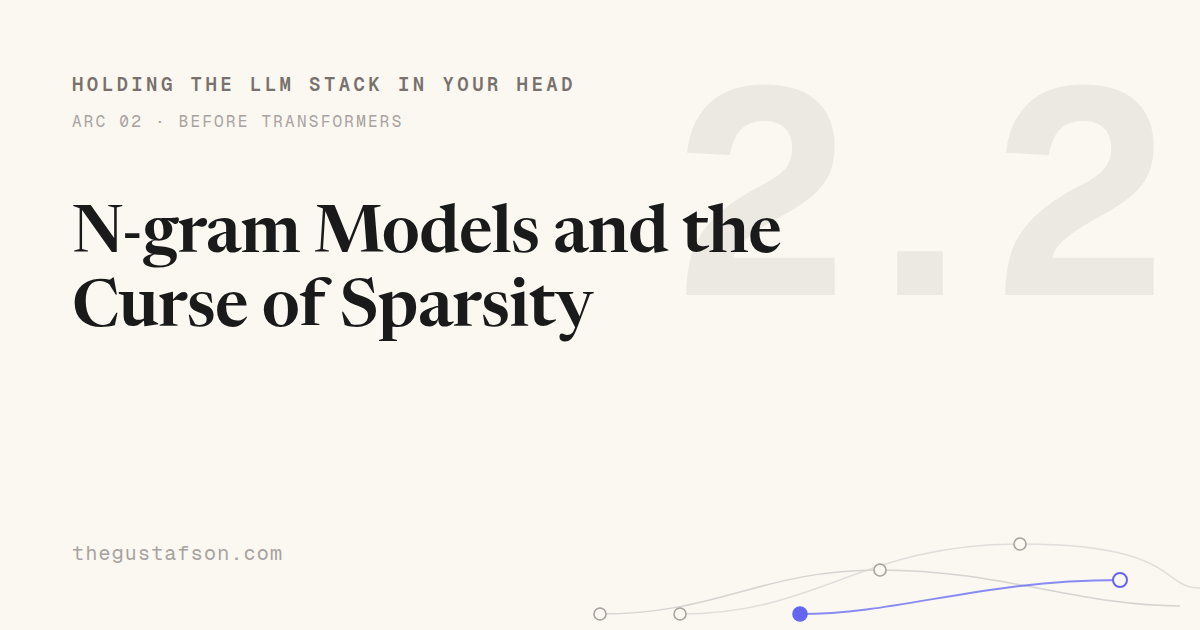 N-gram Models and the Curse of Sparsity