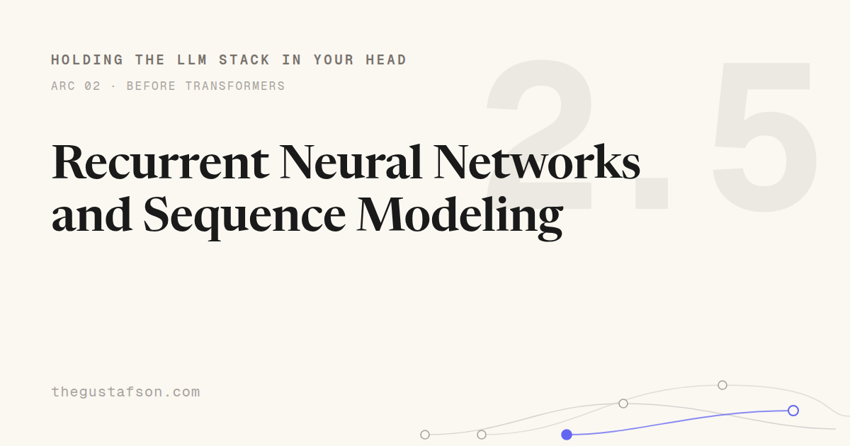 Recurrent Neural Networks and Sequence Modeling