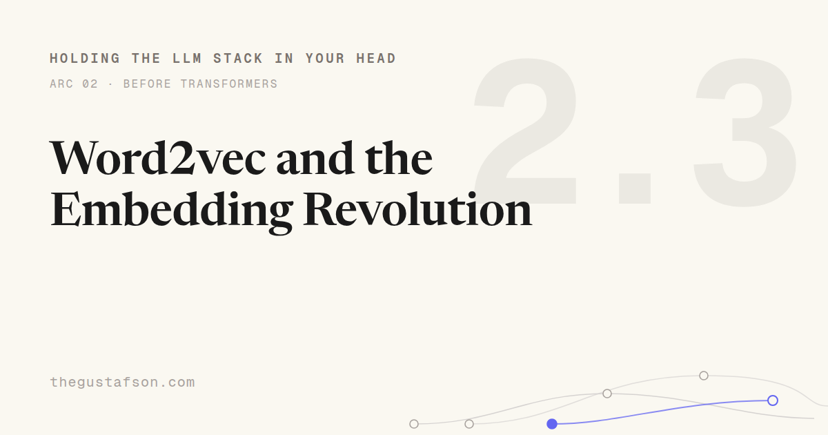 Word2vec and the Embedding Revolution